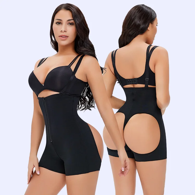 

Hot sale Women Slimming High Waist Lace Tummy Control Butt Lifter Hip Enhance Shapewear Body Shaper