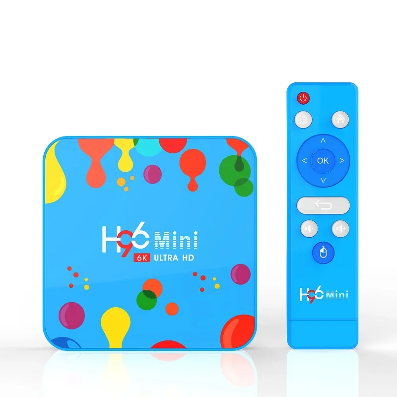 

Factory Latest Smart Media Player H96 MINI H6 6K IPTV Box 4GB 32GB Media Center Android 9.0 TV Box