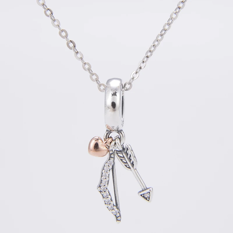 

Fine silver 925 fashion jewelry bow and arrow dangle charms for bracelet making