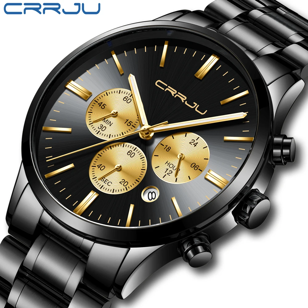 

shenzhen watches factory Analog Waterproof Stainless Steel Quartz men hand watch
