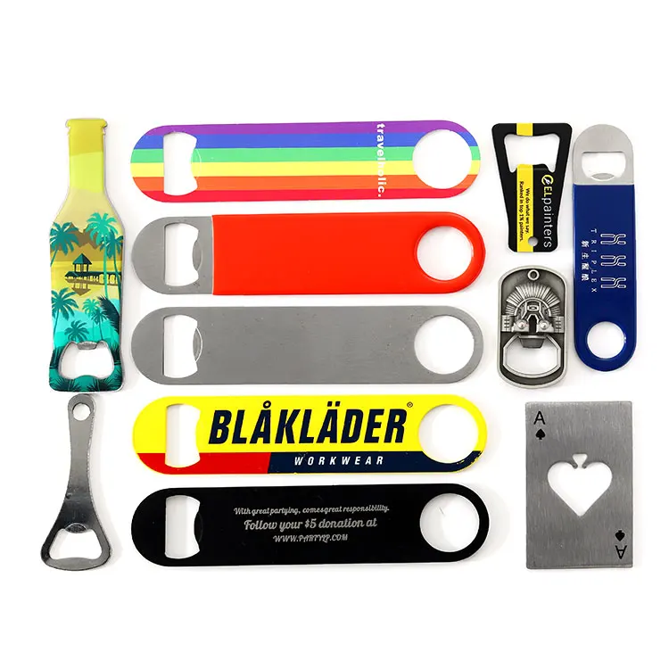 

Custom beer opener wholesale stainless steel opener, Custom color