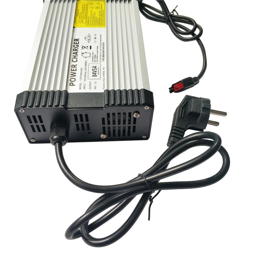 20s 72v 84v 5a Li Ion Battery Charger With Cooling Fan Buy 84v