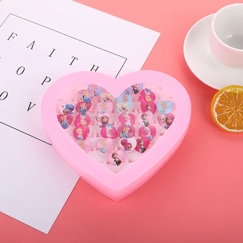 

36Pcs/Lot Kids Rings Lovely Animal Hello Cat Open Ring For Children Girls Adjustable Acrylic Jewelry Party Gift