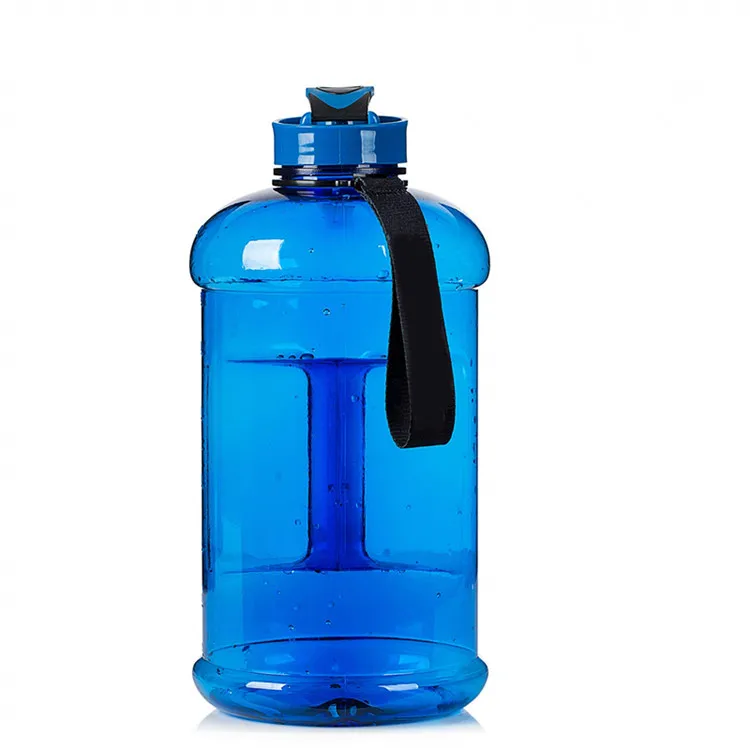 BPA Free Fitness PETG Tritan GYM Water Bottle for Gym Drinking Container Jug Half Gallon Water Bottle 2.2L 
