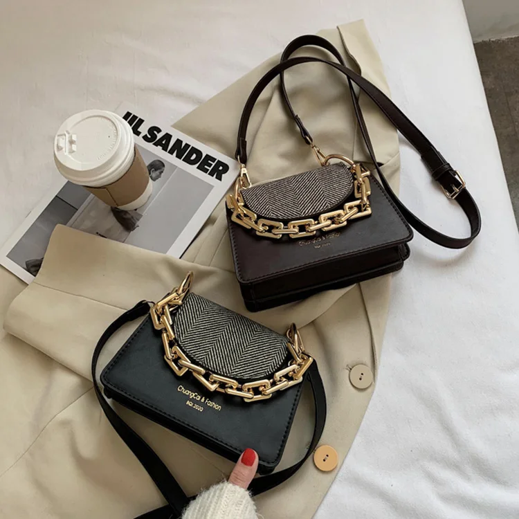 

2021 Hot Sell Korean Sling Bag Crossbody Luxury Top Quality Pu Leather Woman Handbag