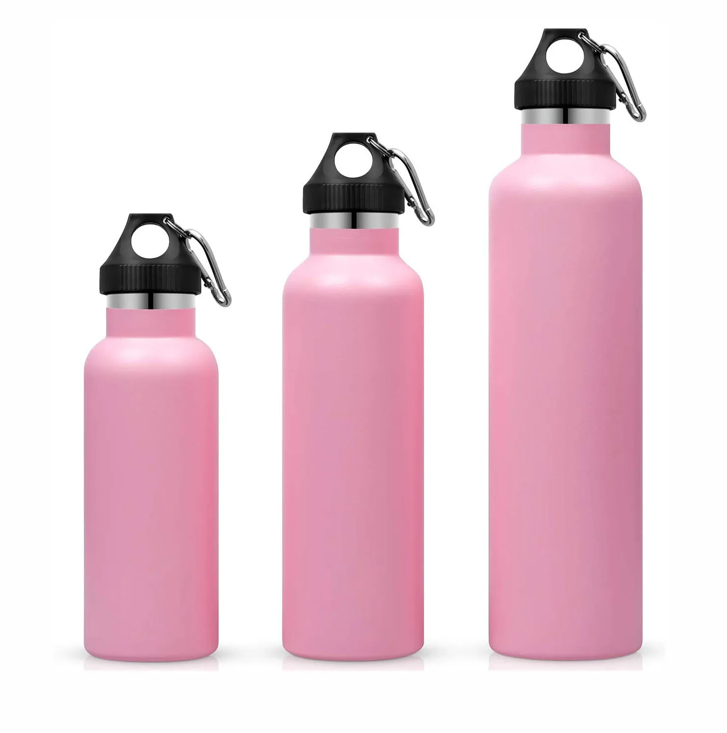 

Mikenda Customized Powder Leak Proof Coating Double Wall Stainless Steel Water Bottle Insulated Vacuum Flask with Handle Lid, Available colors or custom colors