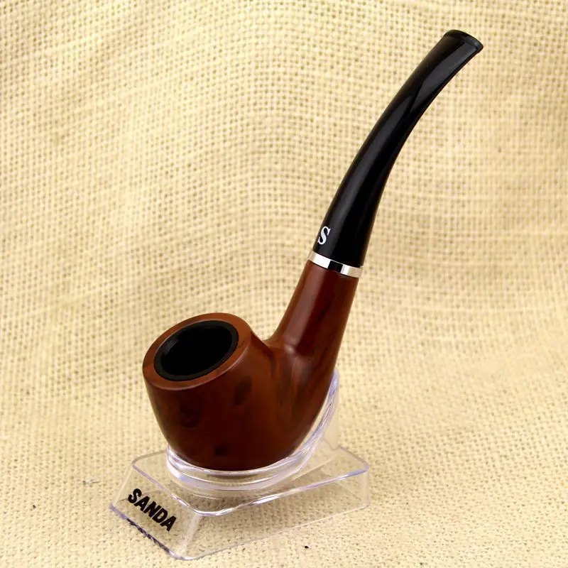 

Wholesale Wooden Smoking Pipe Tobacco Cigarettes Cigar Pipes Smoking Accessories with Gift box