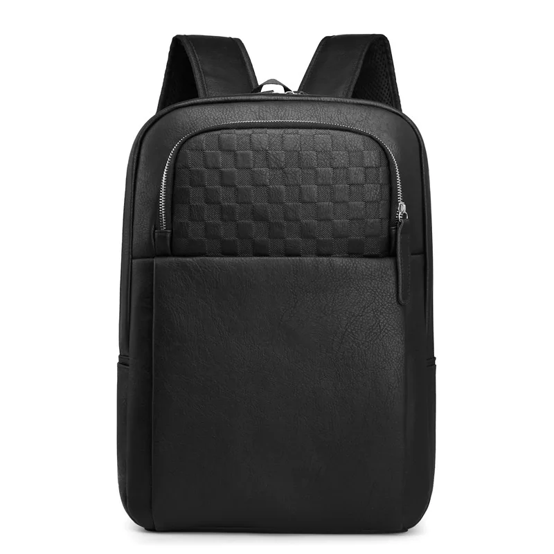 

Custom Logo Men Back Pack Notebook Bags Business Laptop bag Leather Backpack