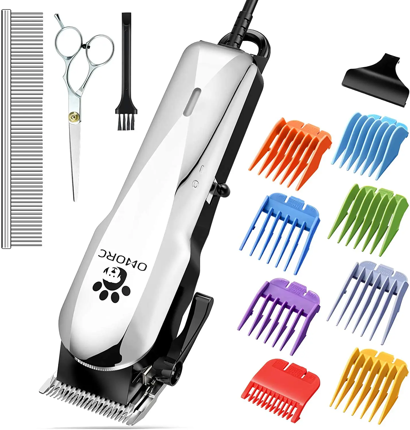 

Dog Clipper Professional Heavy Duty Dog Grooming Rechargeable Cordless Pet Grooming Tools for Small & Large Dogs Cats Pets