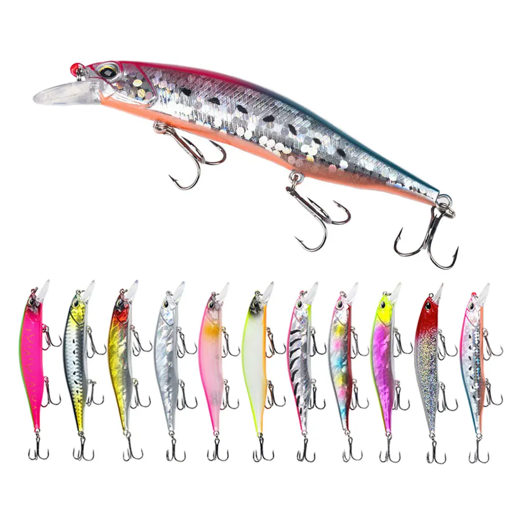 

1.12CM/15G Throwing Minnow Minnow Hot Minnow Fishing Lures, As pictures