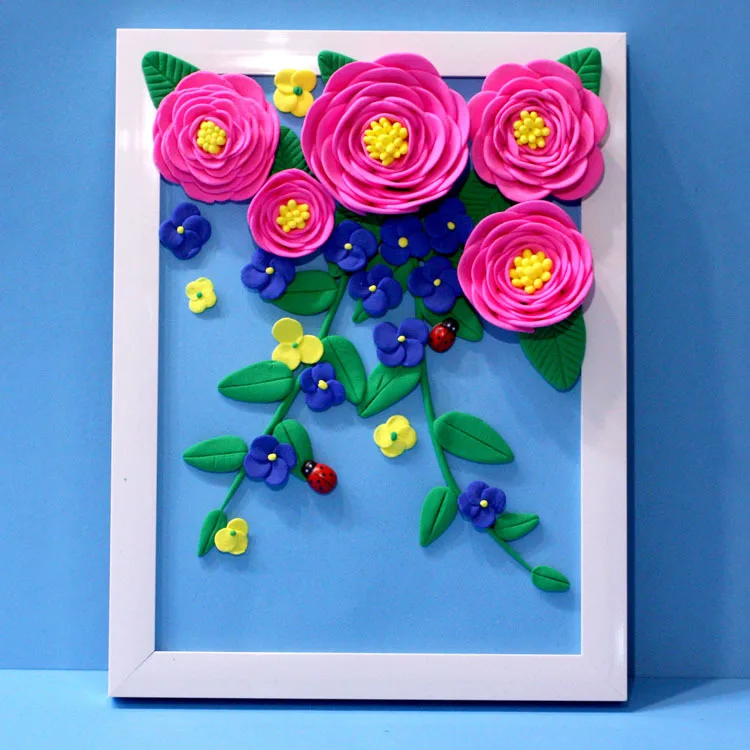 diy 超轻粘土手工绘画早教益智玩具