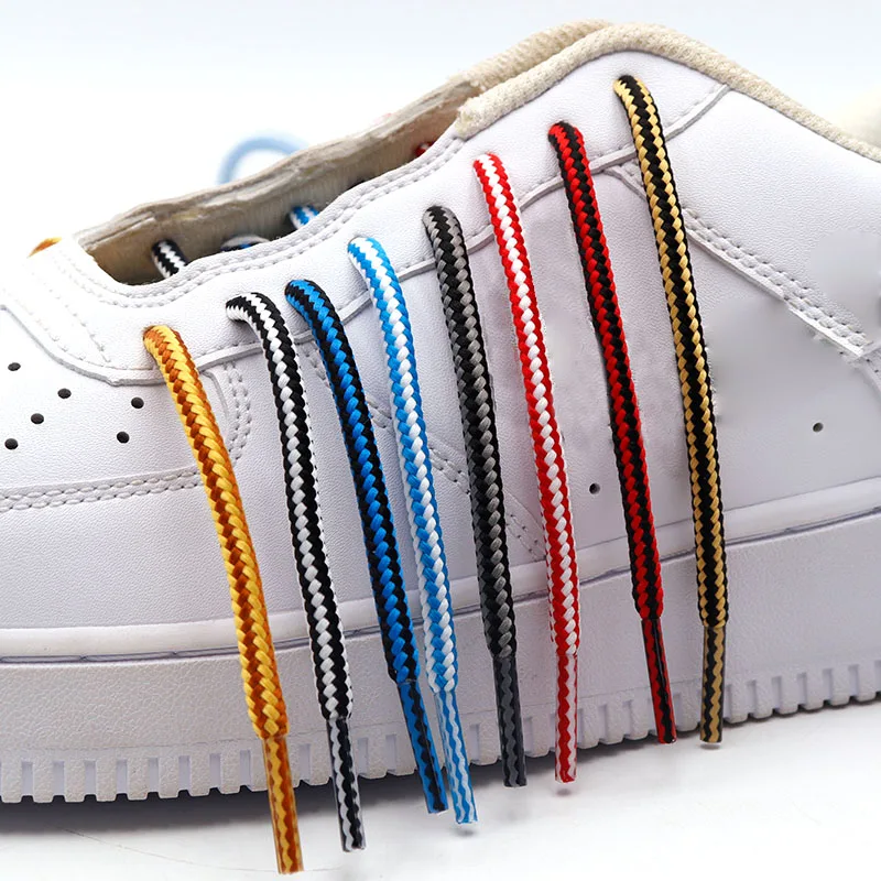 

Weiou Shoe Parts & Accessories Support Custom Design Round Two-Tone Shoelaces For Jumpmans And Yezys Shoes