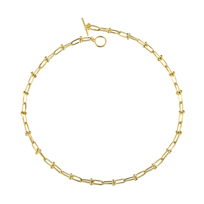 

Trendy Dainty Chokers Gold Plated 14K 18K Sterling Silver 925 Jewelry Necklace Chain Women