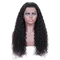 

100% Cuticle Aligned Brazilian Virgin Hair 13*4 Lace Front Kinky Curly Wig, 10A Grade Remy Hair Wig for Black Women