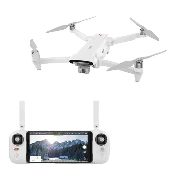 

FIMI X8SE 2020 Version Camera drone 8KM FPV 3-axis Gimbal 4K Camera HDR Video GPS long Flight Time rain-proof RC Quadcopter, White