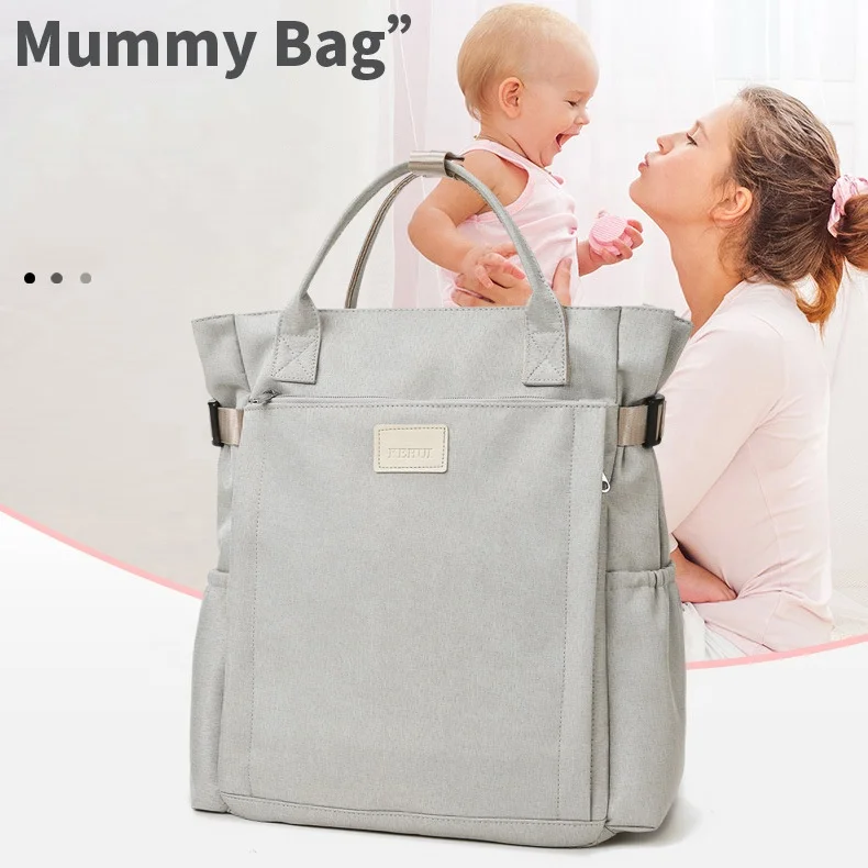 

Baby Diaper Bags, Mommy Nappy Top Handle Handbag Multi-Pockets Tote Backpack Hospital Functional Large Shoulder Bag