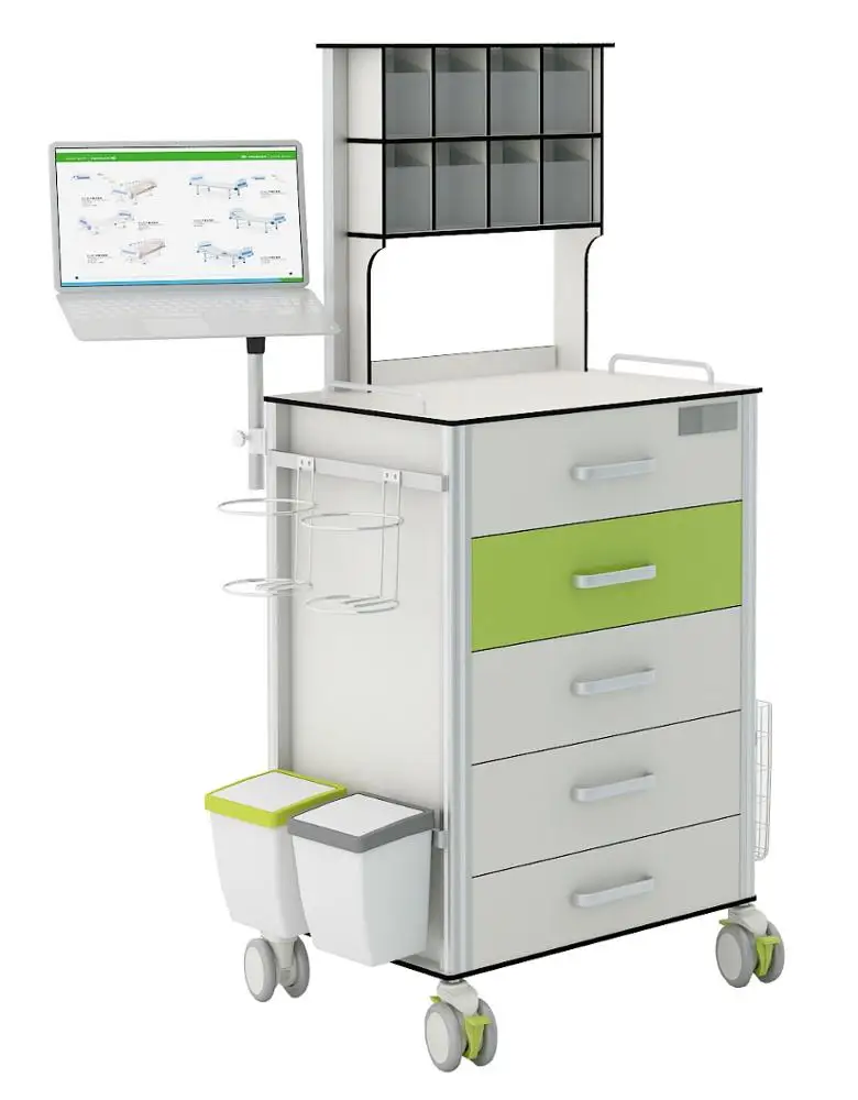 
OEM Hospital storage cabinets hospital bed table medicine trolley carts storage cabinet ,medical cart ,hospital furniture 