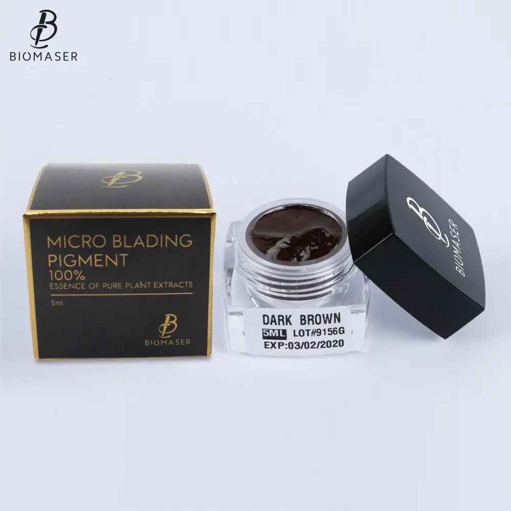 

Biomaser 3D PMU Microblading Pigment Eyebrow Tattoo Ink Black For Tattoo Machine, 14 colors