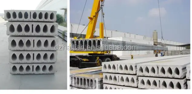 
Automatic precast hollow core floor slab/roof slab machine for prefab house for fast building house 