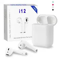 

Mini Sport TWS i12S Wireless Earphones i12S TWS Earbuds with Charging Box In Ear