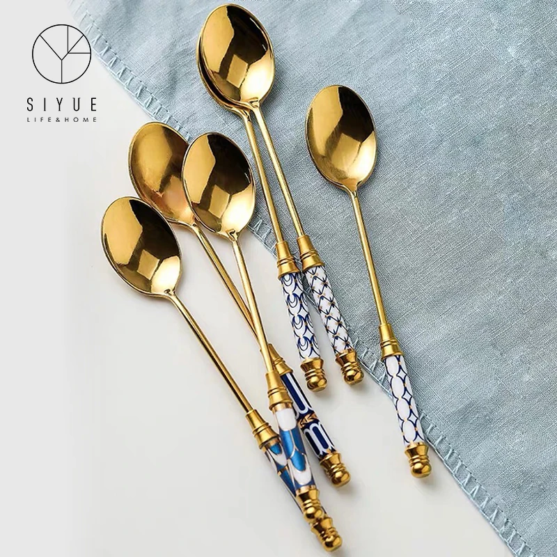 

Luxury New Design Eco Friendly Stainless Steel Fork And Spoon Set 1168
