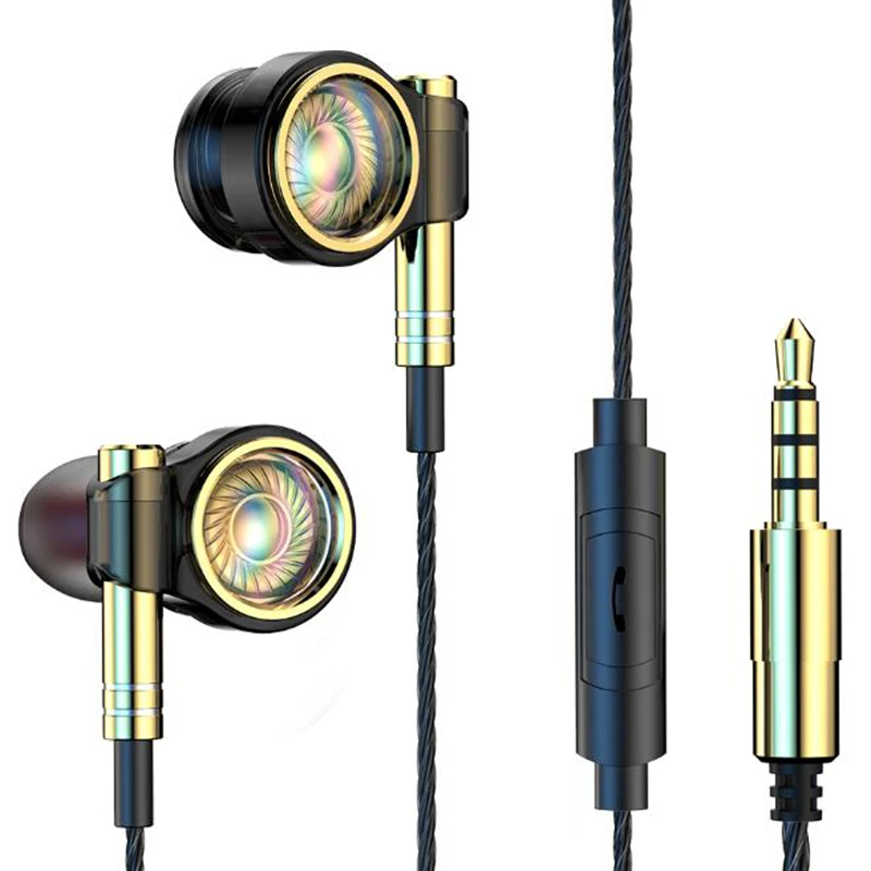 

QKZ SK6 6DD Heavy Bass Sound Quality Music Professional In Ear Earphone fone de ouvido, Black