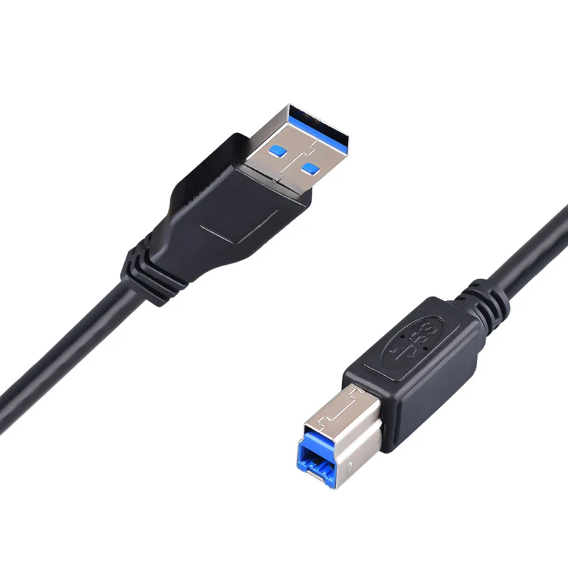 

Custom OEM USB 3.0 print cable 0.6M Usb A To Usb B Cable 5Gbps Data Cable for Computer Printer