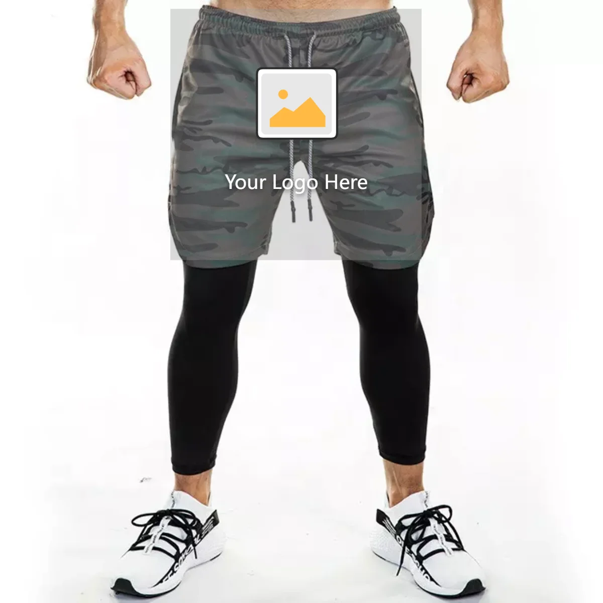 exercise shorts with tights