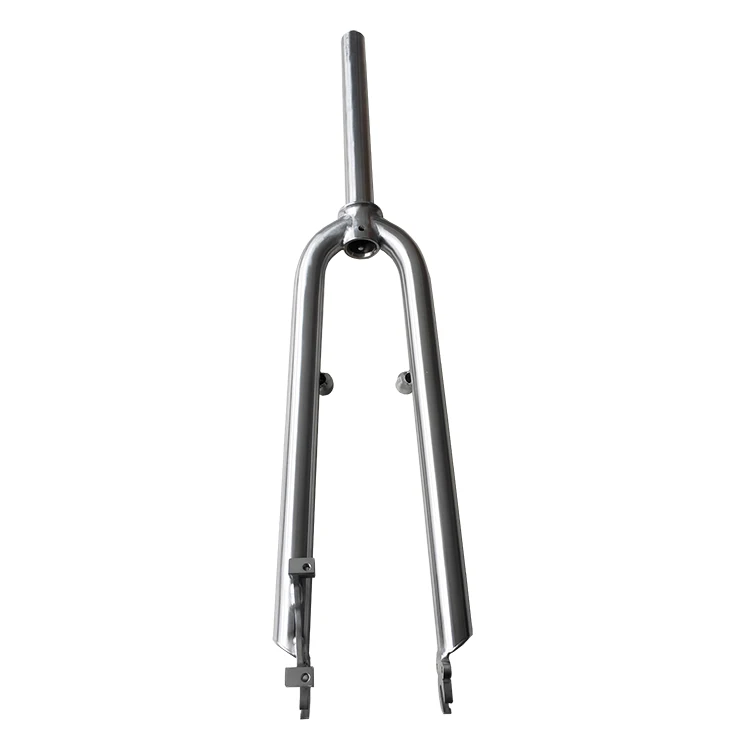 

custom 29" Titanium fork Custom Fork with disc brake and V brake For Road Bike mountain bike, Silver