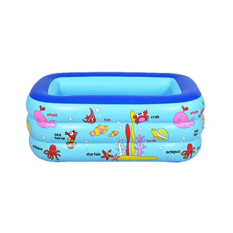 

Foldable baby bath tub inflatable swimming pool for kids, Blue