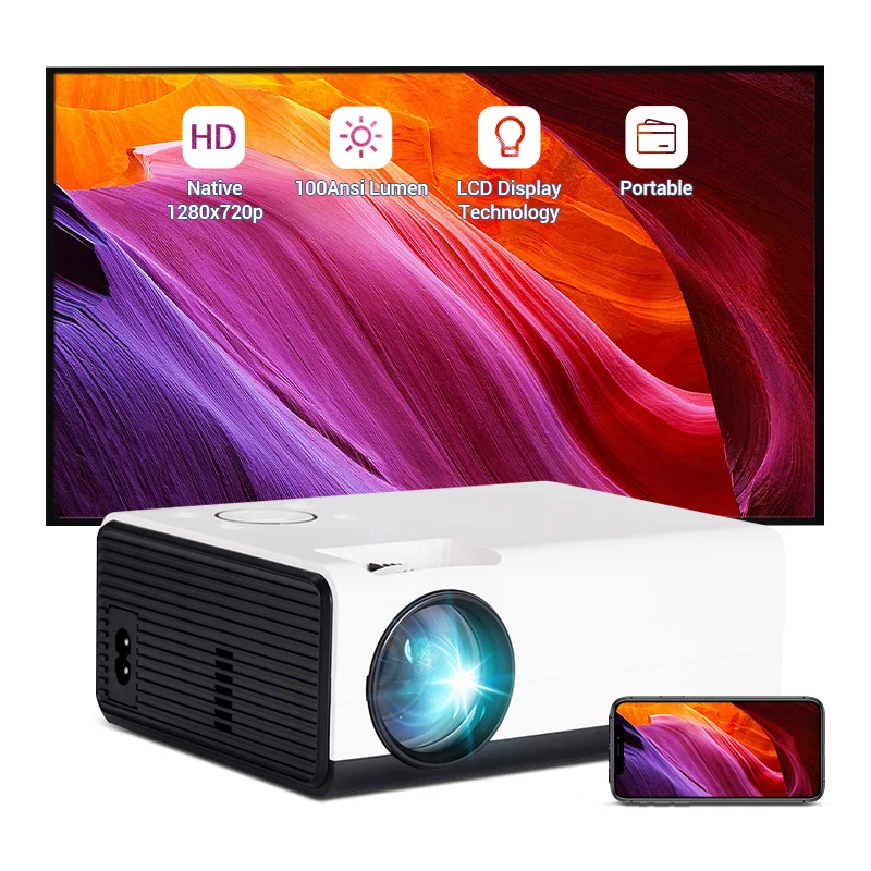 

Wholesale portable proyector home theater mini projector smart full hd led outdoor short throw beamer lcd projectors 4k