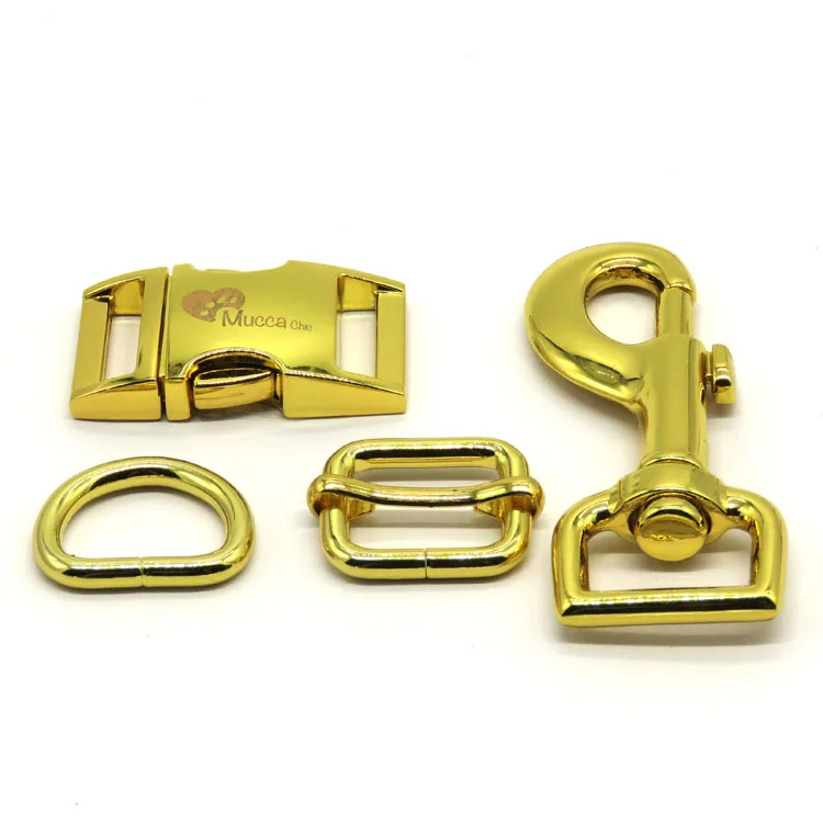 Dog Collars Accessories Hardware Metal Adjustable Slider Quick Release