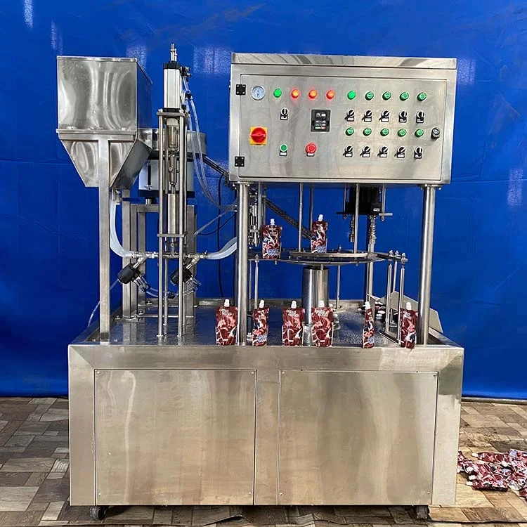 baby food pouch filling machine