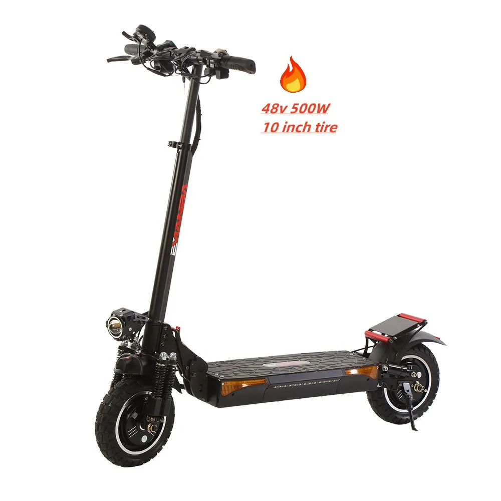 

Factory direct supply 500W 10Inch Adult 2 Wheels Folding Electric Scooter Mobility E-scooter with CE certificated