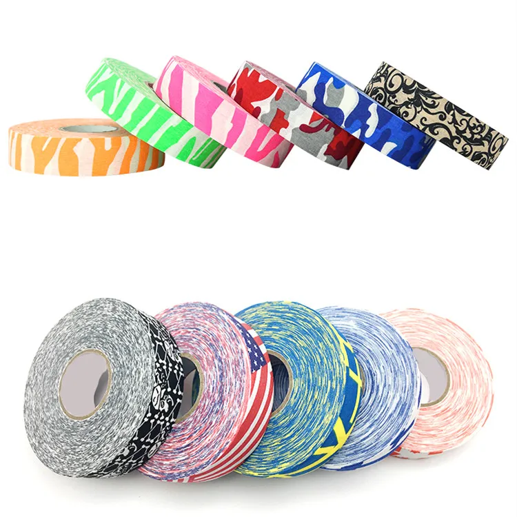 

Cheap Price Waterproof High Adhesion 2.5 cm Cloth Ice Hockey Tape