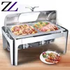 Cheffing dishes philippines party activity food warm stove chauffe nourriture chafing dish cooker metal kitchen accessories pot
