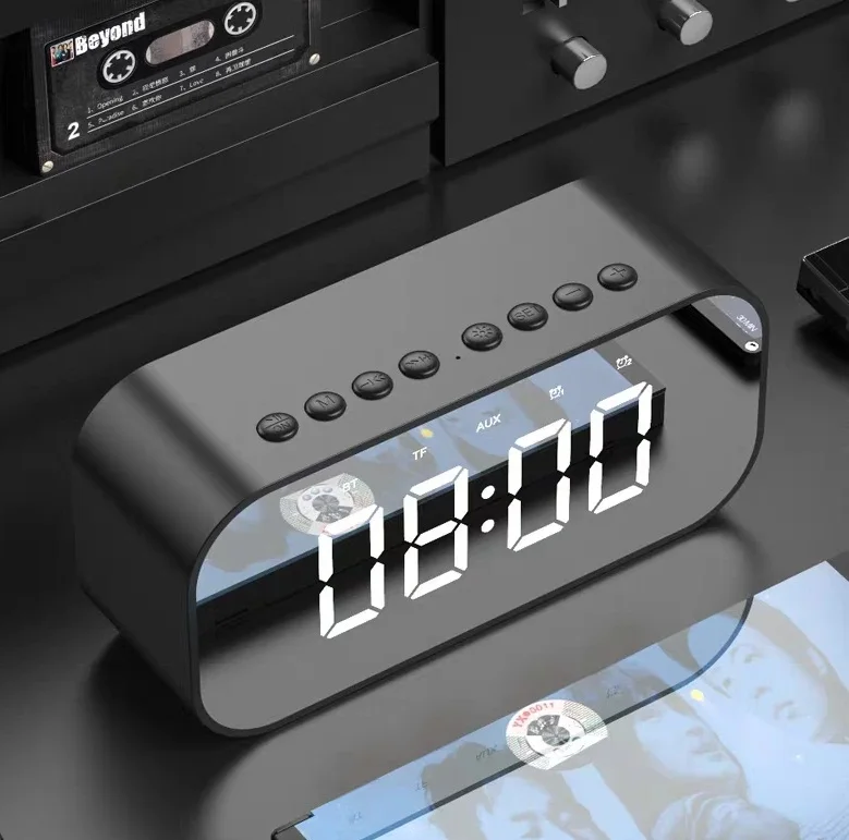 Amazon eBay LED alarm clock colorful wireless speaker home outdoor - ANKUX.COM