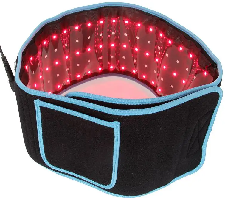 

SODOLUX Red Light Therapy Waist Belt 660nm red Light and 850nm near-Infrared Light Therapy Pad Device for joint pain, Black blue pink