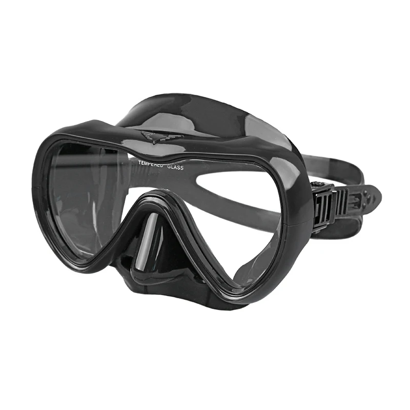 

Single lens Freediving Goggles Spearfishing Glasses Dive Gear Equipment Scuba Diving mask and snorkel set