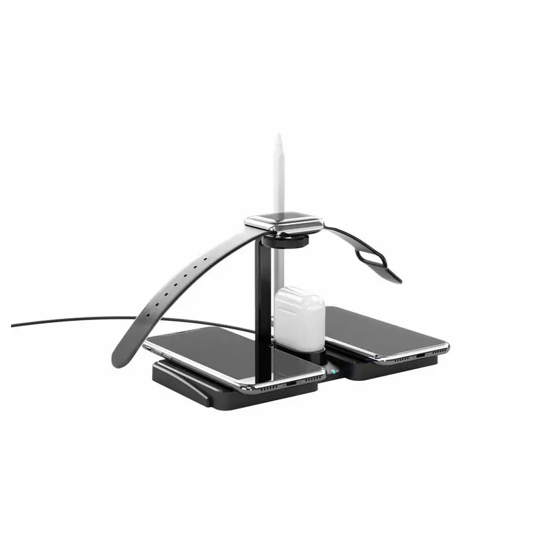 

Fast Wireless Charger for Apple Watch 4 in 1 Wireless Charging Station for airpods, Black