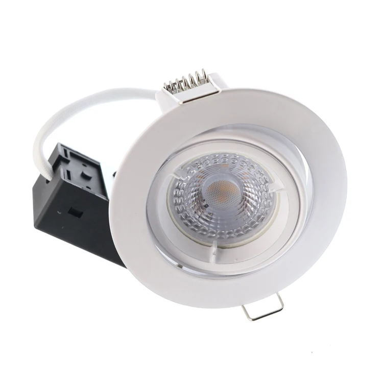 Aluminum GU10 Downlight Fixture 5W Spotlight Replaceable LED Lights Spot Lights