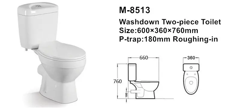 Pedestal basin two piece ceramic bathroom set toilet set