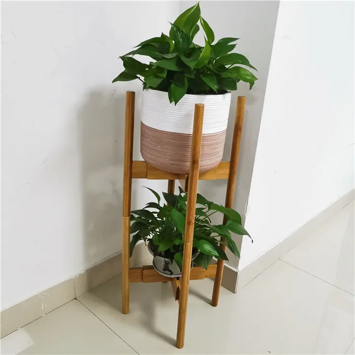 bamboo flower plant stand or pot stand for plants