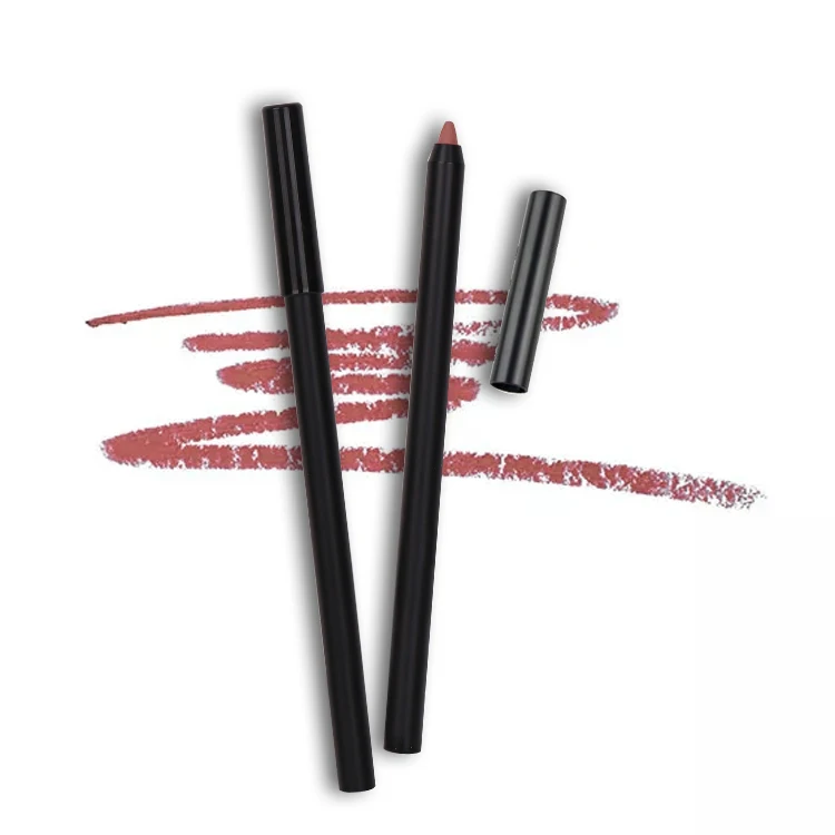 

RTS0004 Custom Your Logo High Pigment Creamy Long Lasting Matte Waterproof Lip Liner Vegan Lipliner pencil, 6 colors