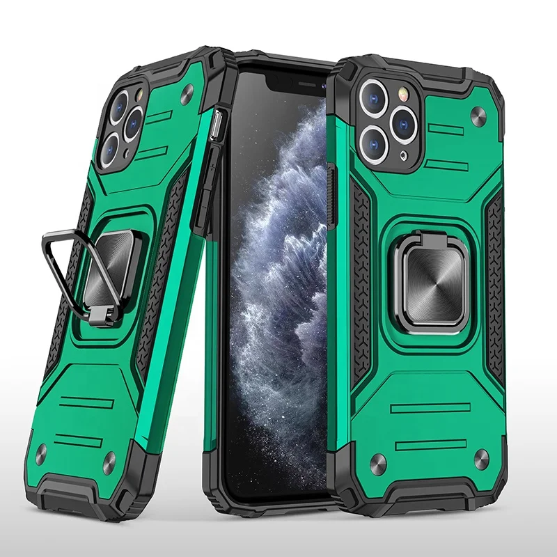 

TPU PC Phone Case Cover for iPhone, Phone protective case with Holder Stand 2 in 1 For Iphone 11/11pro /11pro max, Multi-color, can be customized