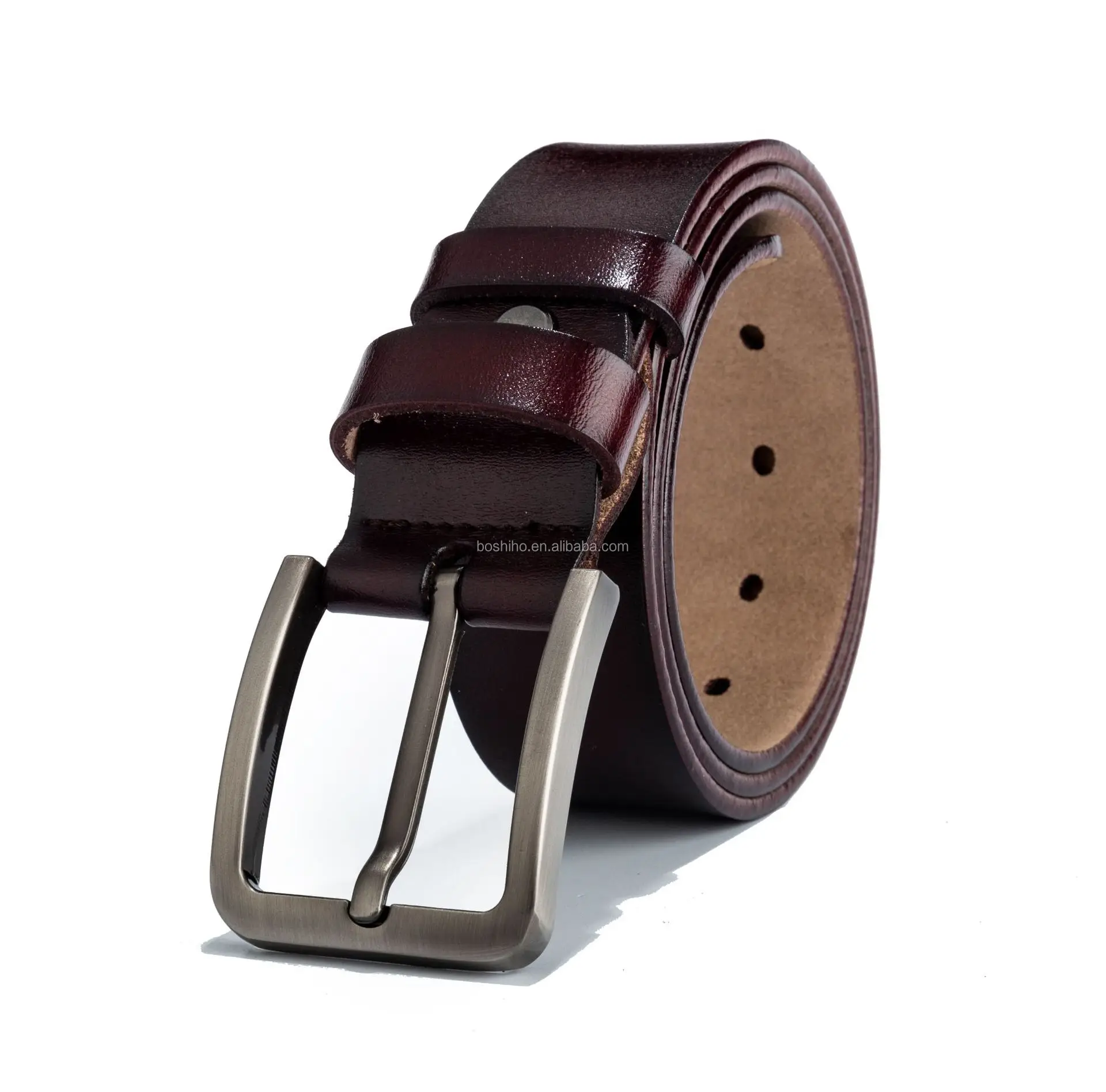 Wholesale Genuine Leather Classic Slim Design Man Belt With Single ...