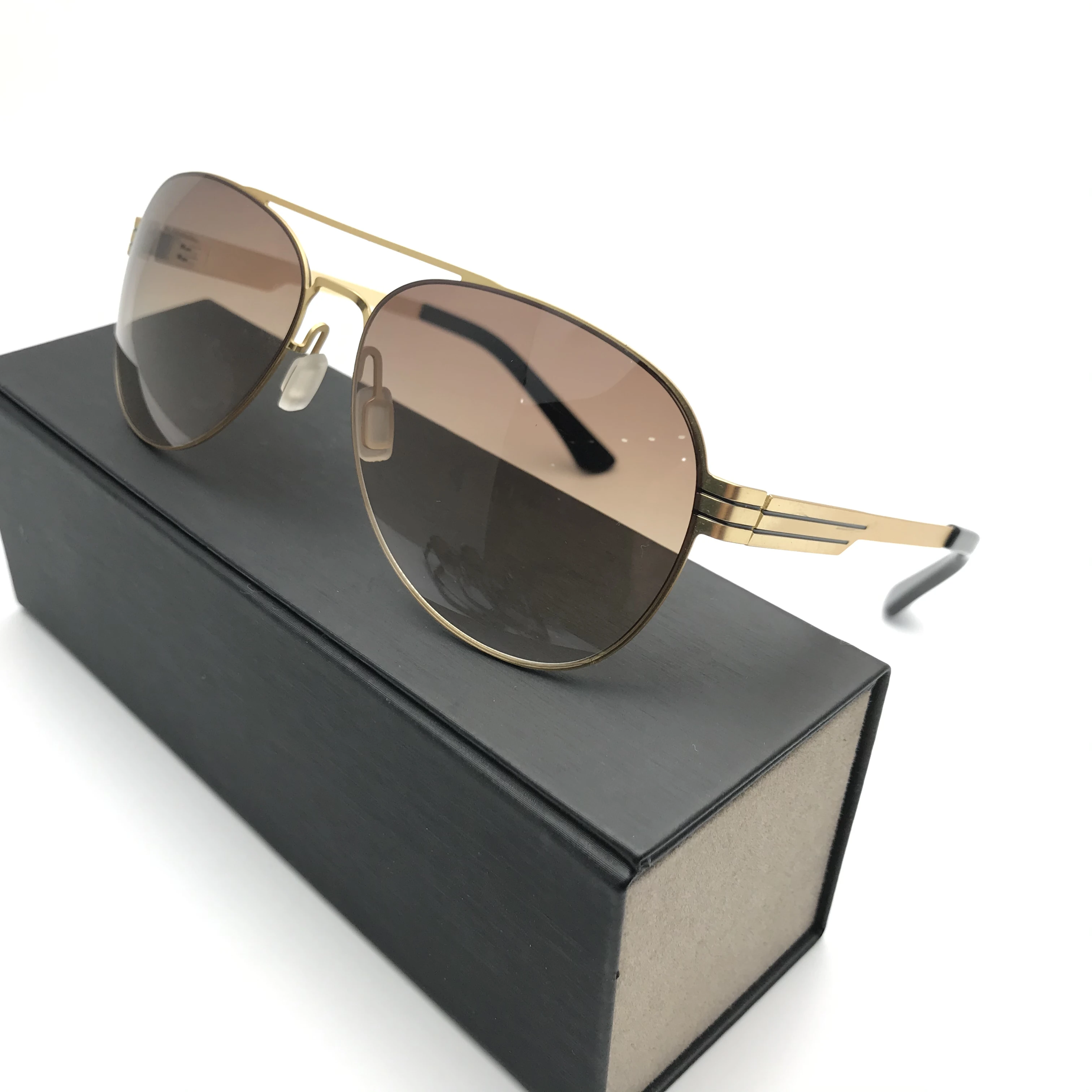 

New designed design fashion 2021 fashionable glasses sunglasses with factory prices, Gold/silver/gun/black/brown