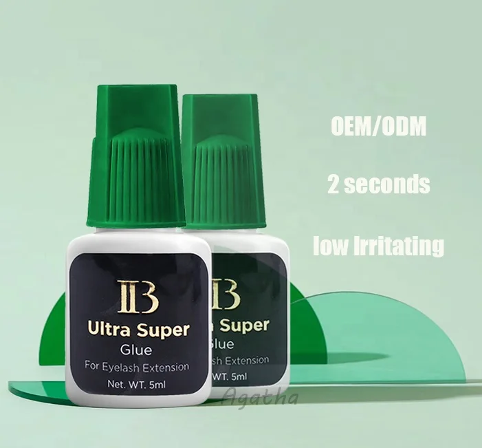 

Professional Eyelash Adhesive Eyelash ib Glue Black Eyelash Extension Glue IB Ultra Super glue 5ml