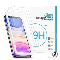 

2019 Newest OEM 9H 2.5D Tempered Glass for iPhone 11 Pro X Xs XR XS MAX Screen Protector applicator 3 pack