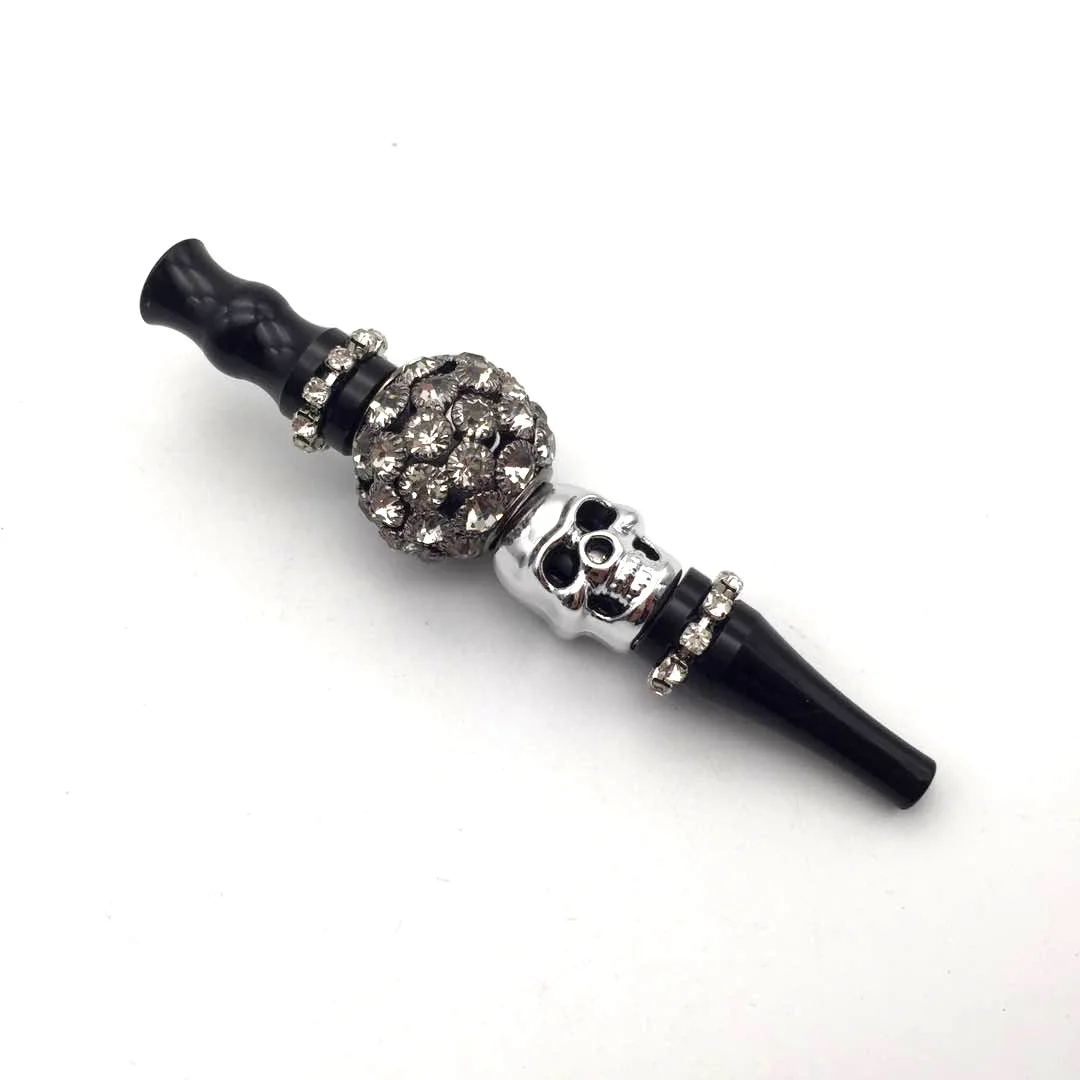 

High quality bone diamond metal accessories hookah cigarette holder